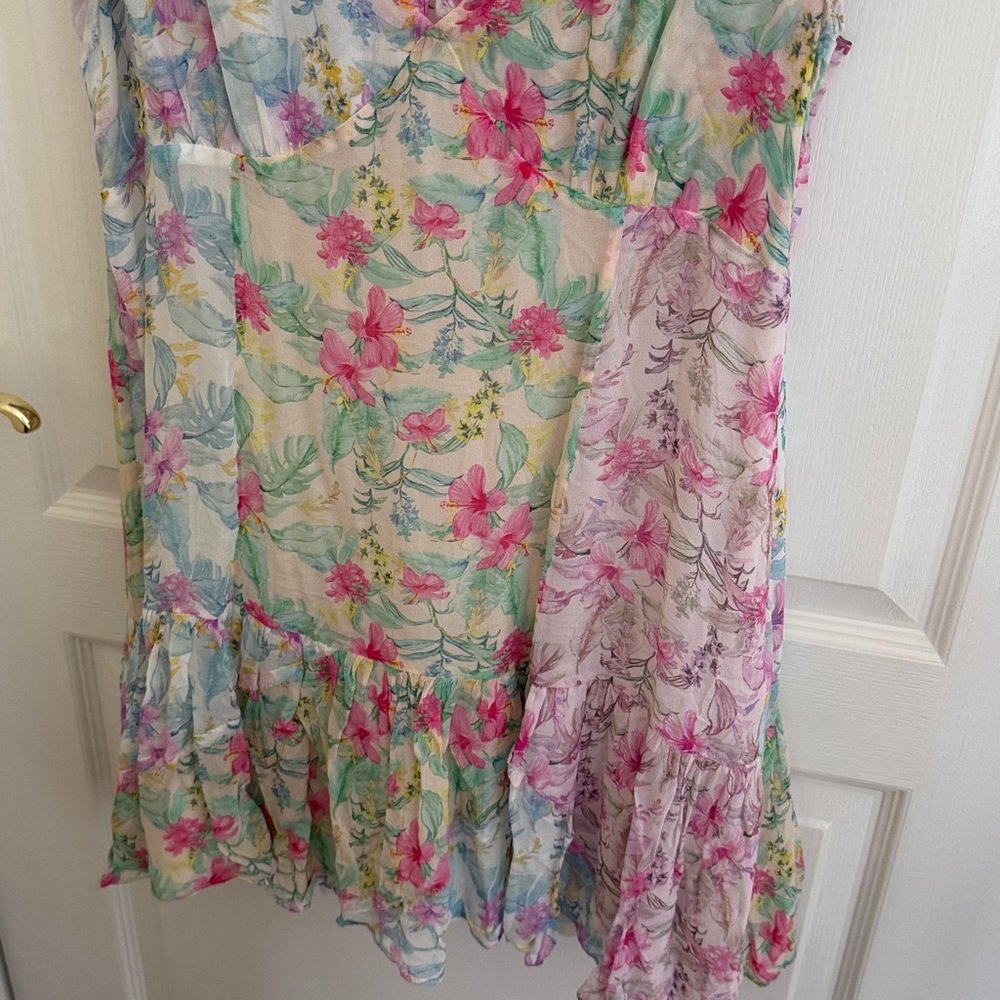 Love Shack Fancy Russ Floral Mini Dress - Picture 4 of 7